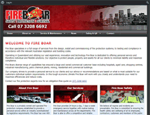 Tablet Screenshot of fireboar.com.au